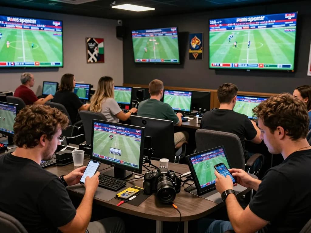 Découvrez le paris sportif virement instantané alors que les parieurs enthousiastes s'engagent avec des événements sportifs en direct dans une arène de paris dynamique.