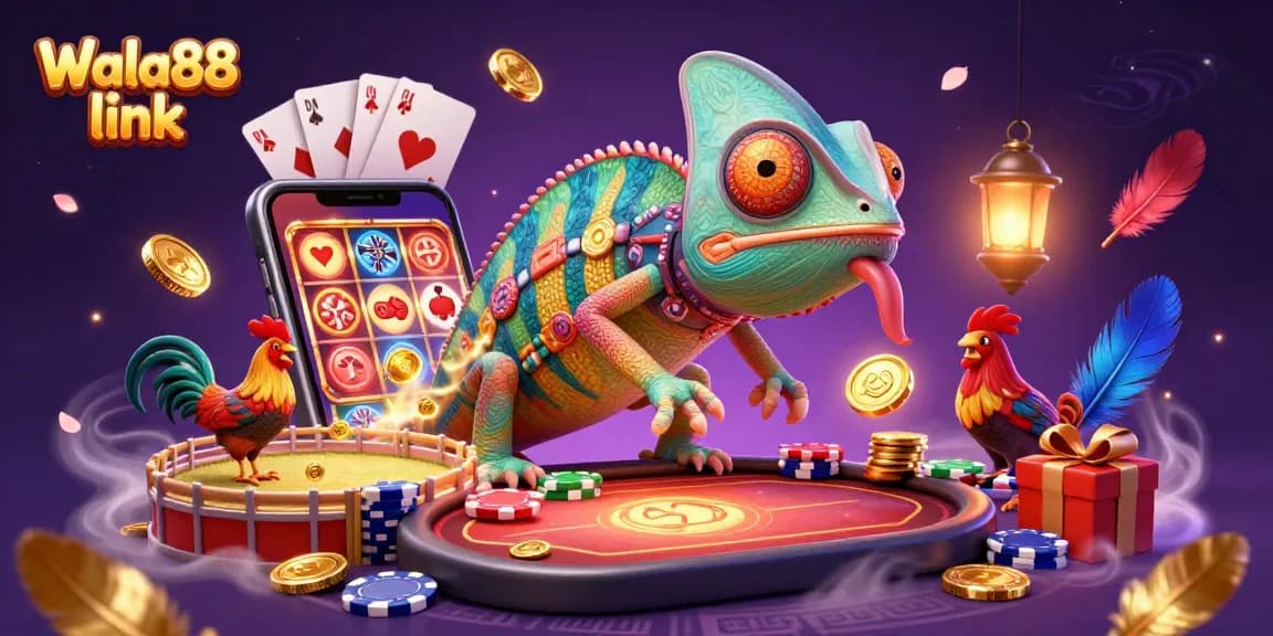Engage with the Wala88 link for thrilling cockfighting bets in a dynamic 3D illustration.