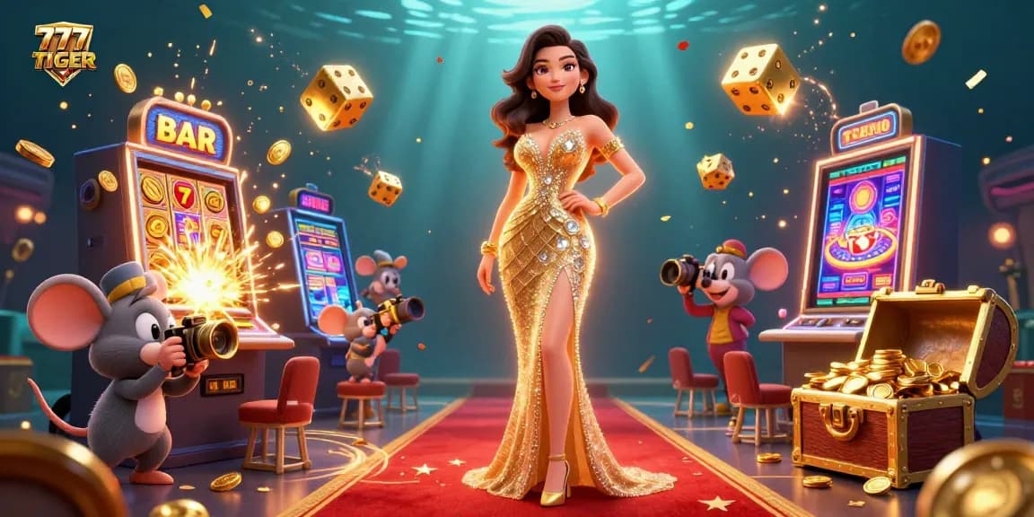 Experience winning jackpots at 777TIGER with exciting slot machines, golden coins, and vibrant gameplay.
