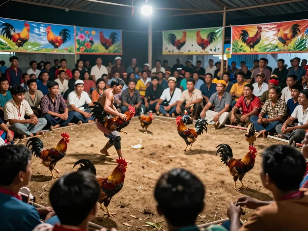 Trải nghiệm sự phấn khích của đá gà thomo HD với những pha hành động mãnh liệt và khán giả đầy màu sắc