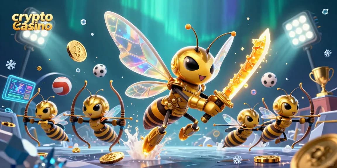 Découvrez le casino crypto avec des personnages animés et des éléments de jeu captivants.