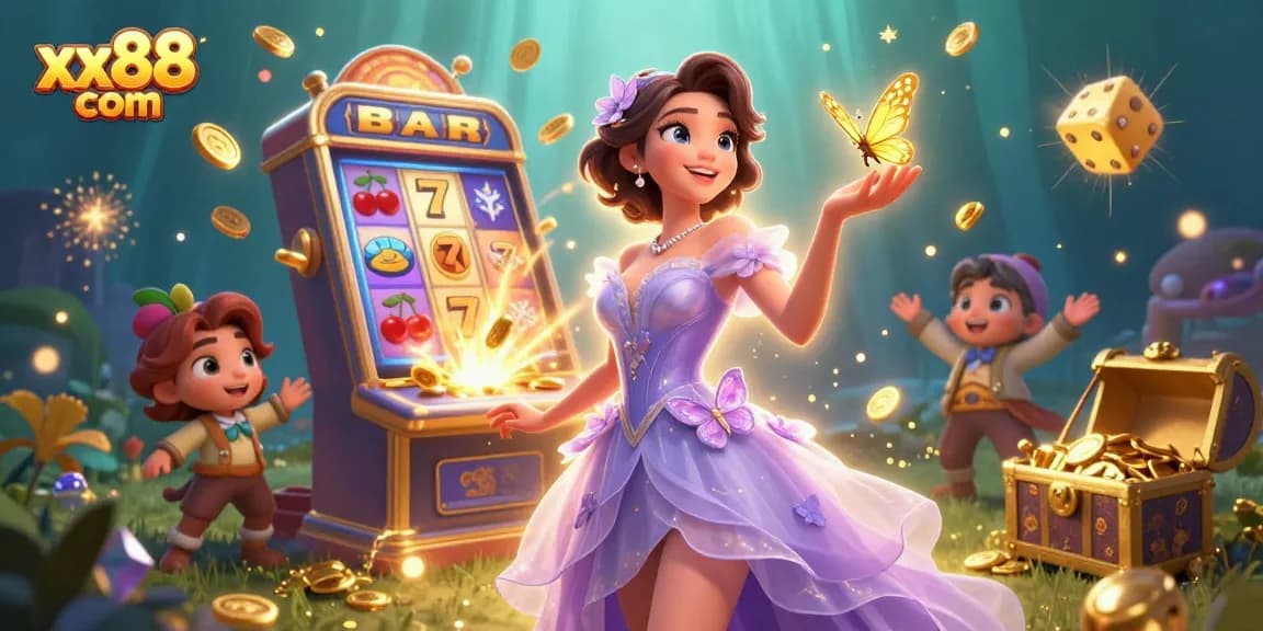 Engage with thrilling gameplay at xx88 com, experiencing lavish slots, jackpots, and vibrant casino elements.