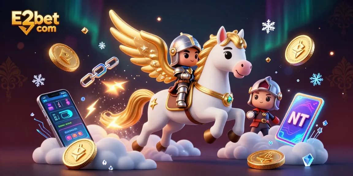 Experience thrilling gaming at E2bet com with dynamic elements and casino visuals.