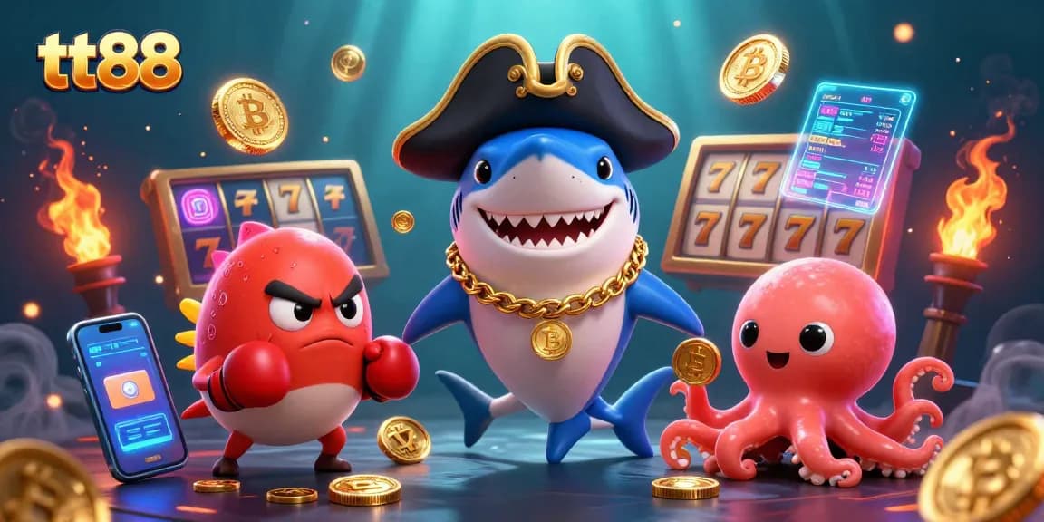 Experience thrilling gameplay at tt88 with diverse slot reels, cash rewards, and vibrant characters in a stunning 3D illustration.