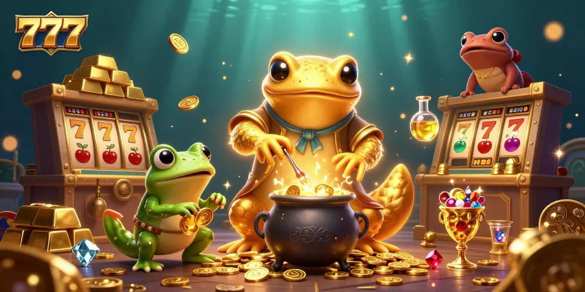 Engage with the magical 777 slot adventure featuring gold coins and treasures in a captivating scenario.