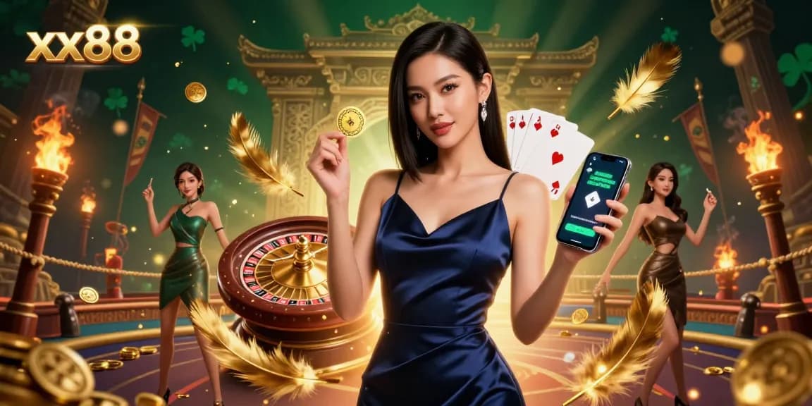Experience winning at xx88's casino with stunning visuals and immersive game elements.