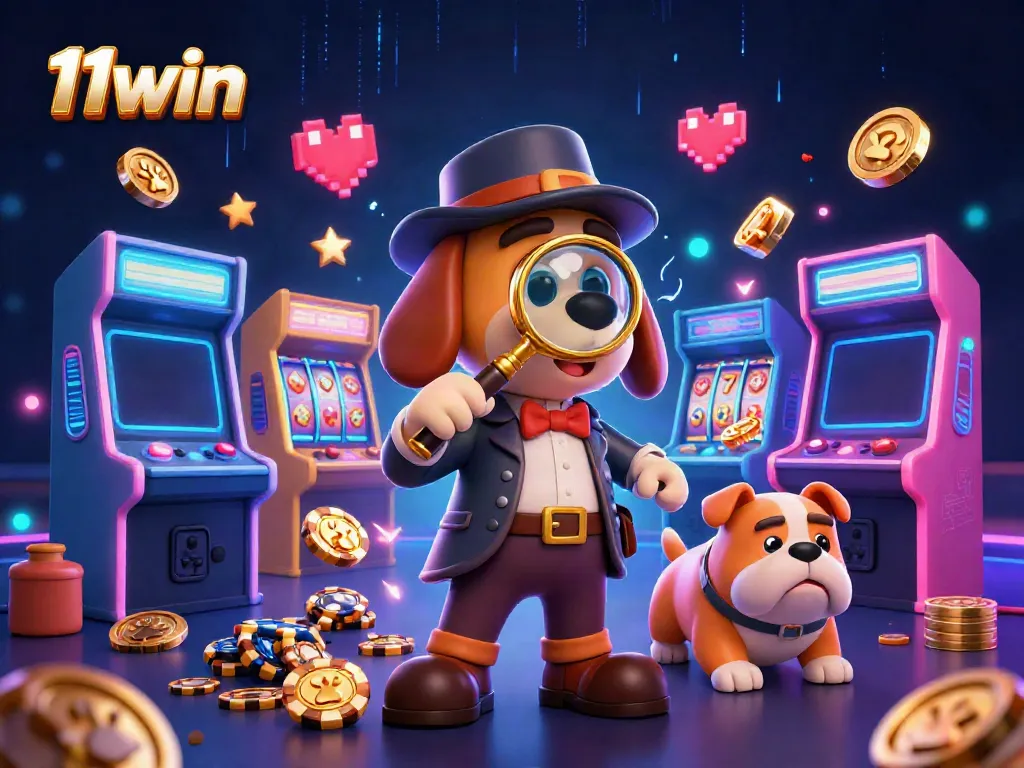 Experience the thrill of 11win with vibrant casino games and characters immersed in action.
