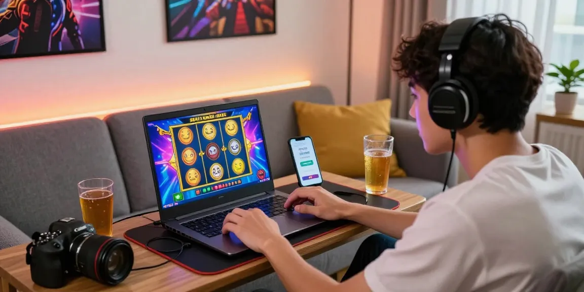 Exciting gaming experience on a situs slot deposit pulsa tanpa potongan, showcasing a player engaged in dynamic slot gameplay.
