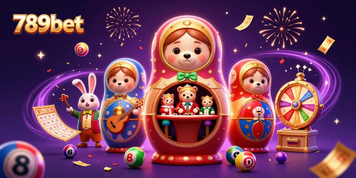 Engage with the vibrant world of 789bet featuring vivid casino elements and festive characters.