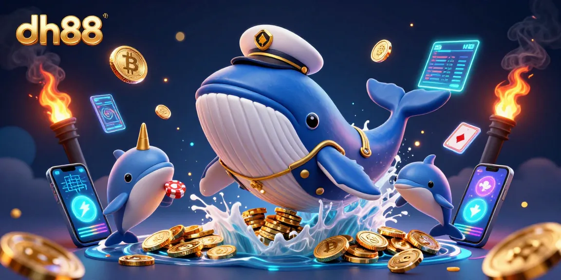 Experience thrilling gameplay with dh88 through a 3D cartoon scene featuring vibrant casino elements and engaging characters.