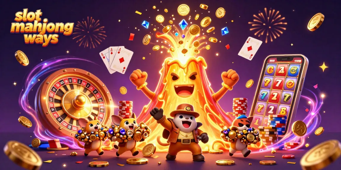 Experience the excitement of slot mahjong ways with vibrant casino elements and a winning atmosphere.