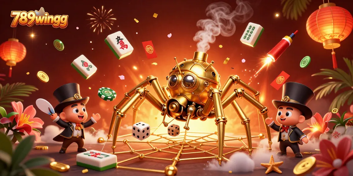 Catch exciting wins at 789wingg with our vibrant steampunk casino illustration showcasing gold-filled adventures.