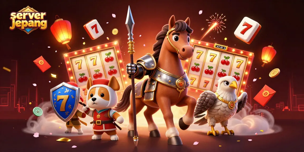 Experience exhilarating gameplay at server jepang with vibrant slot reels and captivating characters.