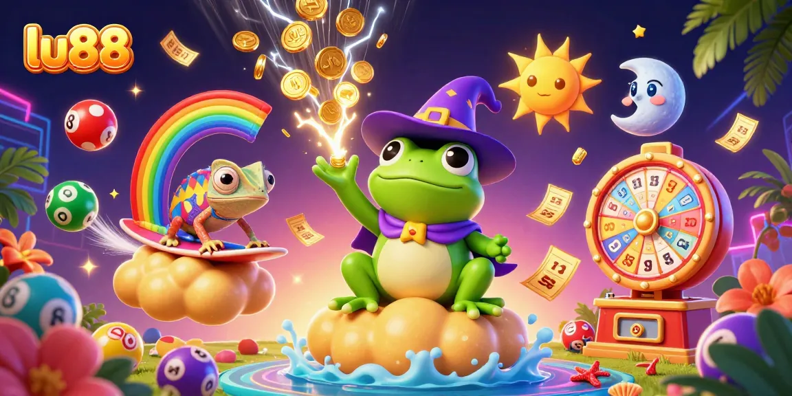 Experience the excitement of lu88 with a vibrant gambling scene filled with magical elements and winning opportunities.