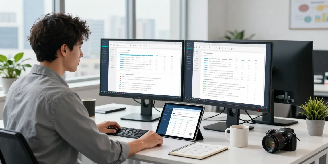 Detect PDF fraud using advanced AI technology in a modern office.