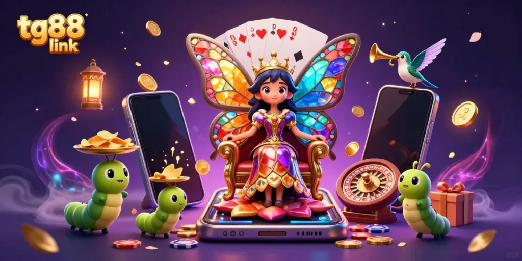 Bettors enjoy thrilling gaming action at tg88 link with vibrant casino elements in a magical atmosphere.