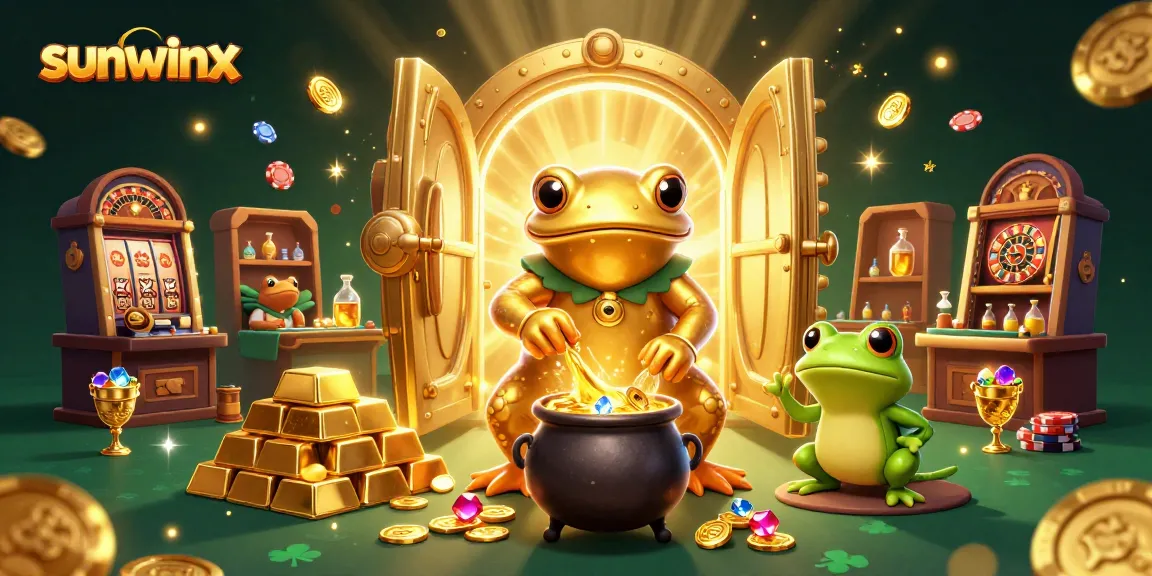 Experience thrilling gameplay at sunwinx with exciting casino elements and golden treasures showcased.