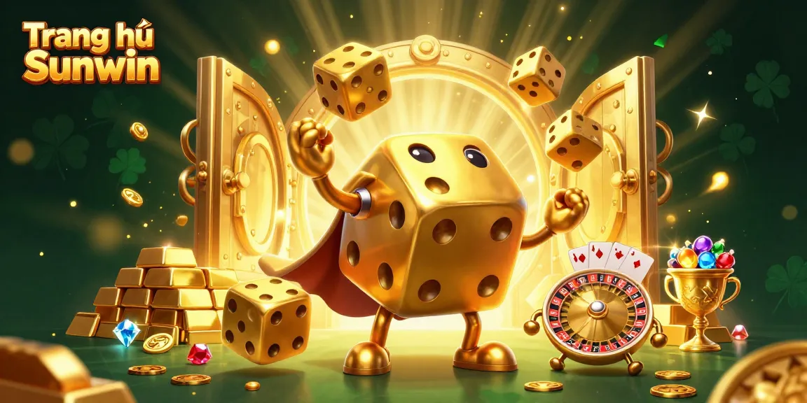 Experience the vibrant ambiance of Trang chủ Sunwin through captivating 3D gambling illustrations.